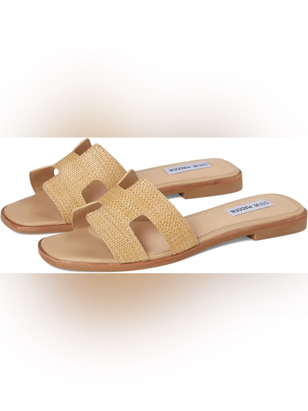 Steve Madden® Hadyn  Raffia Slide Sandals (8.5)